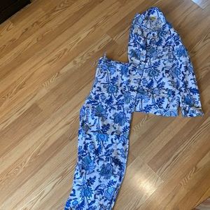 Roberta Roller Rabbit women’s XL cotton pajama set